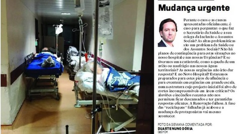 Opinião publicada no DIÁRIO do último domingo.