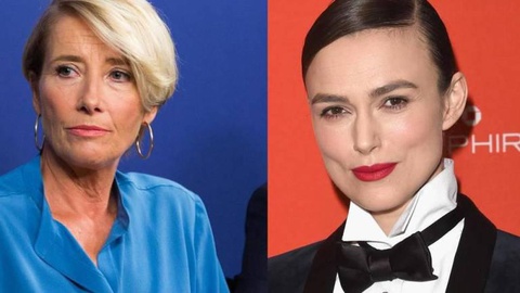 Emma Thompson e Keira Knightley figuram entre as 190 signatárias da carta. FOTO Getty Images