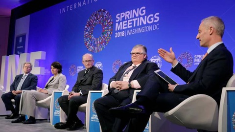 Os Encontros da Primavera decorrem até hoje em Washington. FOTO Reuters