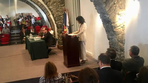 Paula Cabaço interveio no Seminário ‘Inovação em Destinos e Produtos Turísticos: Desafios para os Espaços Insulares’.