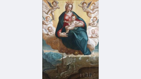 Nossa Senhora da Esperança, século XVI. Uma das obras a serem analisadas na conferência. Foto DR