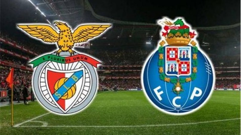 O encontro entre o Benfica e o FC Porto, às 17h30, no Estádio da Luz.