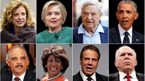 As pessoas a quem foram endereçados os explosivos: Debbie Wasserman Schultz, Hillary Clinton,George Soros, Barack Obama, Eric Holder, Maxine Waters, Andrew Cuomo e John Brennan.   Foto REUTERS/Files