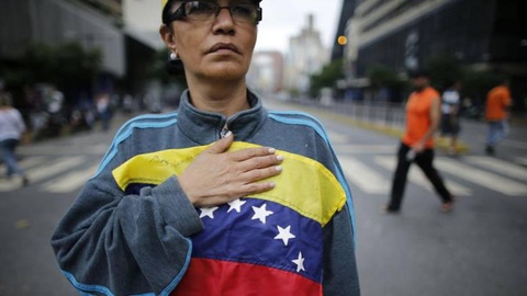 A oposição democrática na Venezuela foi a vencedora do Prémio Sakharov para a Liberdade de Pensamento em 2017. FOTO EPA