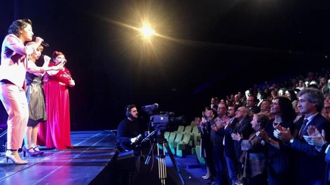 O espectáculo foi bastante participado.   Foto DR