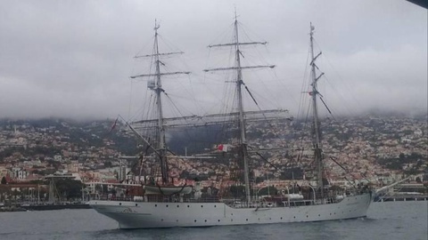 O navio chega amanhã (dia 4 de Dezembro) ao porto do Funchal, pela segunda vez este ano.