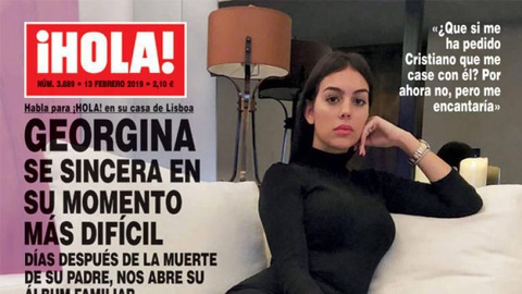 Capa da revista ‘¡HOLA!’.
