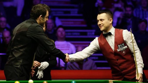 O lusodescendente bateu o ‘The Rocket’ no Open do País de Gales, por 4-2, há uma semana.