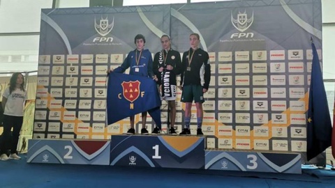 O pódio com os dois madeirenses em destaque. Foto CNF