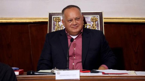 Diosdado Cabello, o presidente da Assembleia Constituinte.  Foto REUTERS/Manaure Quintero