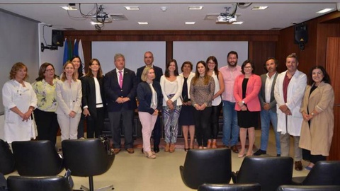 Hoje foi a apresentação da actividade da Equipa de Apoio Psicossocial, apoiada pela Fundação La Caixa. Foto DR