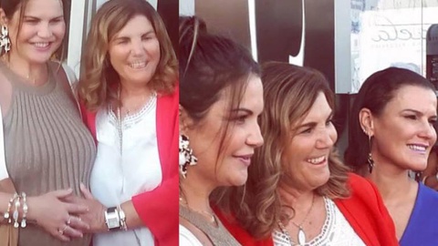 Dolores e Elma acompanham a futura mamã no Algarve.