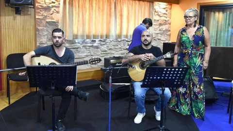 Alexandra esteve a ensaiar ontem no Estúdio Paulo Ferraz.   Foto Rui Silva/Aspress