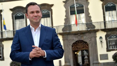 Rui Barreto em Janeiro de 2017, quando era candidato do CDS à Câmara Municipal do Funchal. Foto Rui Silva/ASPRESS