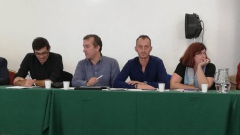 Rui Ferrão, Paulino Ascenção, Egídio Fernandes e Luisa Santos, representam o Bloco na Região.