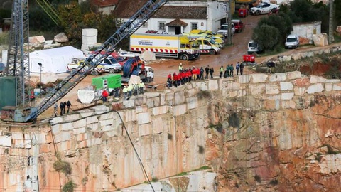 A 19 de Novembro de 2018, um troço da EM 255 colapsou, para o interior de duas pedreiras, provocando cinco mortos. FOTO Lusa