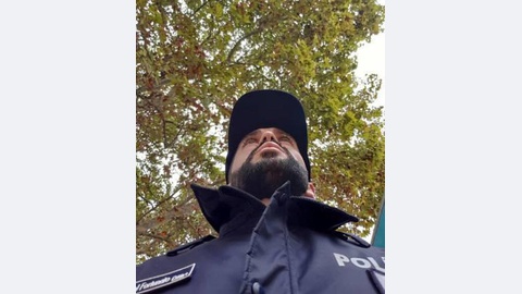 Filipe Luz aqui preparado para representar Fortunato.   Foto DR