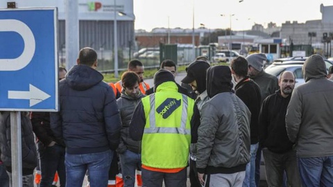 No final do ano passado, os trabalhadores da Portway tinham feito três dias de greve nos aeroportos nacionais.   Foto Arquivo/MIGUEL A. LOPES/Lusa