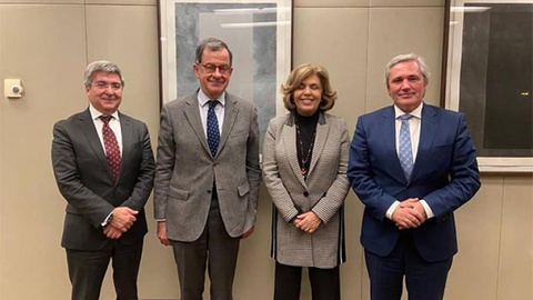 O presidente da Assembleia Legislativa da Madeira, José Manuel Rodrigues reuniu-se, em Lisboam com a presidente da Fundação Calouste Gulbenkian, Isabel Mota, e o administrador executivo da Fundação, Guilherme d’Oliveira Martins.