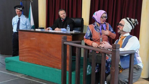 O julgamento/sentença dos compadres, que acontece no domingo, dia 16, é um dos momentos altos desta festa. Foto Arquivo