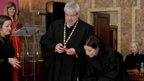 Paula Margarido tomou hoje posse como presidente do Conselho Regional da Madeira da Ordem dos Advogados. Foto Helder Santos/ASPRESS