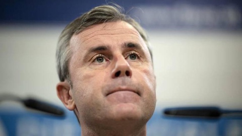 O líder da FPO, Norbert Hofer. FOTO CHRISTIAN BRUNA/EPA