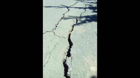 Efeitos do sismo ocorrido no sábado passado.