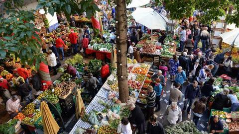 Uma imagem do mercado dos Lavradores que, taõ cedo, não se repetirá.   FOTO ARQUIVO