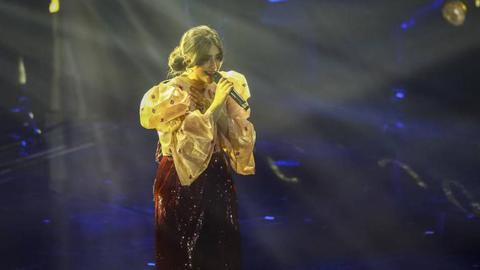 “Medo de Sentir”, interpretado por Elisa Silva, com letra e música de Marta Carvalho, conquistou os portugueses. Foto Nuno Pinto Fernandes