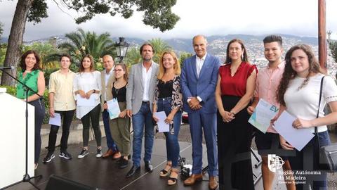 Cerimónia de entrega de certificados aos participantes no programa ‘Estágios de Verão’, em 2019