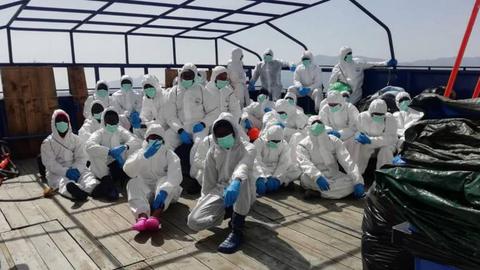 Foto EPA/SALVAMENTO MARITIMO HUMANITARIO