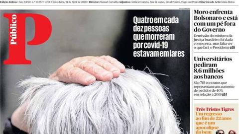 Confira aqui as capas dos jornais desta sexta-feira, dia 24 de Abril.