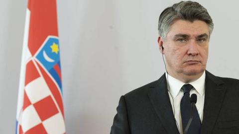Zoran Milanovic, presidente da Croácia, deve agora agendar formalmente a eleição. Foto EPA