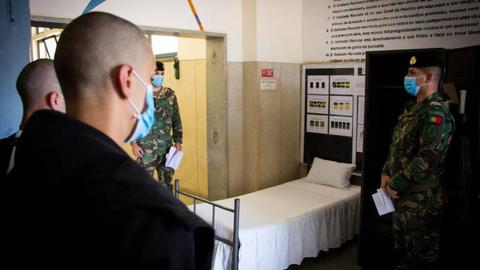 Algumas imagens da Incorporação dos novos formandos. Fotos DR