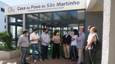 O Grupo Parlamentar do PSD visitou hoje a Casa do Povo de São Martinho.