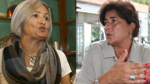 Lída Goes Ferreira (à esquerda) e Teresa Pais (à direita). Fotos Arquivo