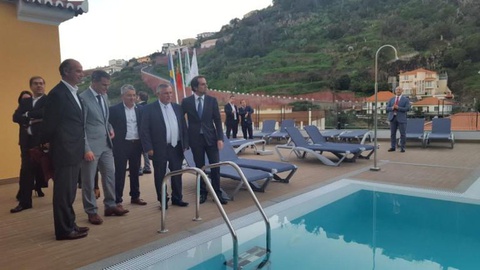 O secretário Eduardo Jesus também marcou presença na inauguração.