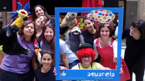 A equipa de animação.   Foto DR