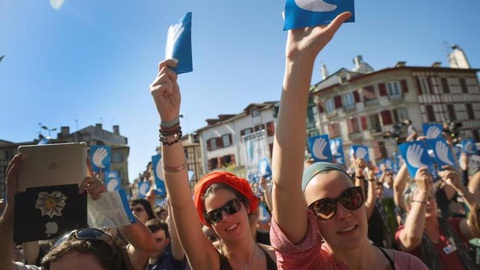 Uma manifestação pela paz.   Foto REUTERS/Vincent West