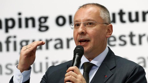 Sergei Stanishev foi o porta-voz do PSE. Foto EPA