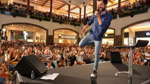 Raminhos em 2016, no Fórum Madeira Humour Fest. Foto ASPRES