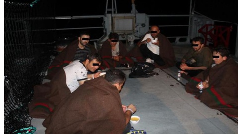 O navio patrulha ‘Tejo’ está integrado numa operação internacional conjunta de segurança marítima.