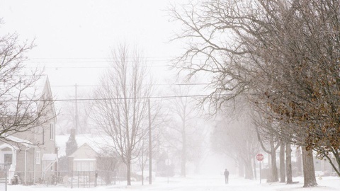 Forte tempestade de Inverno atinge grande parte da região central