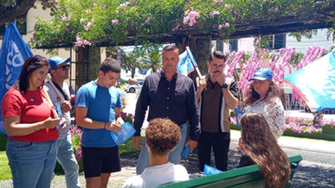 Paulo Azevedo esteve em campanha em Santa Cruz e em Machico.&nbsp;