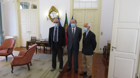 Irineu Barreto recebeu os representantes da&nbsp;Associação dos Deficientes das Forças Armadas esta quarta-feira. Foto DR