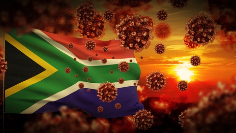 A África do Sul é o país africano mais afectado pela pandemia e entre os países alvo desta nova variante. Foto Shutterstock