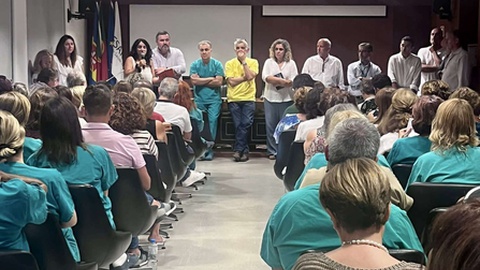 Decorreu, hoje, a primeira reunião dos enfermeiros gestores com a presidente do Conselho de Administração e o director clínico para dar conhecimento da estratégia delineada