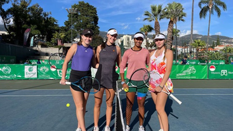 As finalistas da prova de pares do Madeira Ladies Open