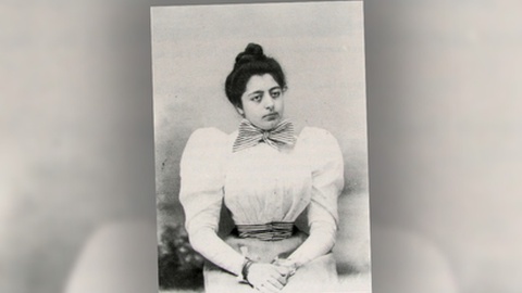 Retrato de Joana Abudarham cerca de 1897. (Atribuição: Photographia-Museu Vicentes)