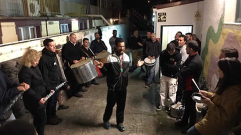 Bateria da Geringonça é composta por 36 elementos.